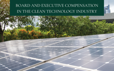 The Bedford Report 2022- Board & Executive Compensation in the Clean Technology Industries.